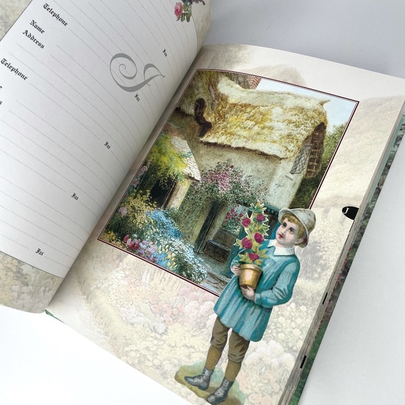 VINTAGE Journal & Address Book Brand New! Treasury Of Country Cottages - Picture 13 of 14